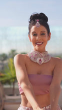 Load and play video in Gallery viewer, Jenny silver finished choker
