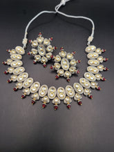 Load image into Gallery viewer, Unique neckline necklace with big stud
