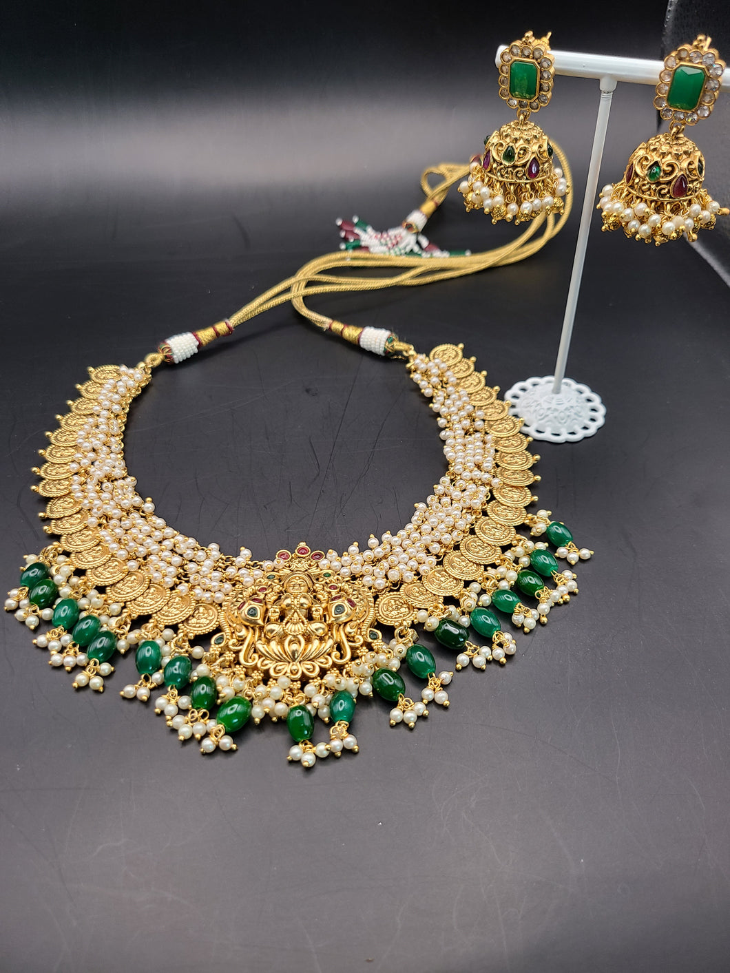 Lakshmi Necklace with jumka